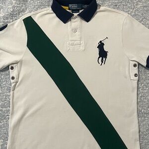 White and green Ralph Lauren Polo shirt